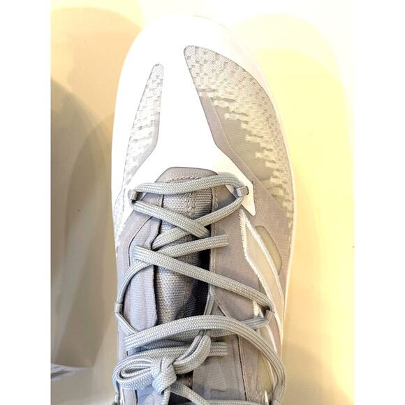 Adidas Adizero Afterburner Baseball Cleats Size 13.5 Gray White Metal Spikes NWT - Picture 6 of 7